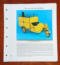 Vordruckblatt Die Post Kunst &
