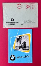 Reklame Prospekt 1955 BMW