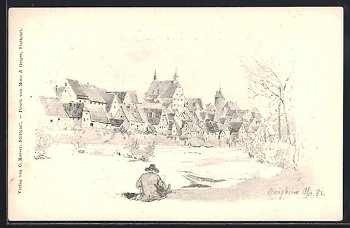 Künstler besigheim - künstler-ak,