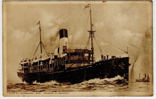 Postkarte dampfschiff - -,