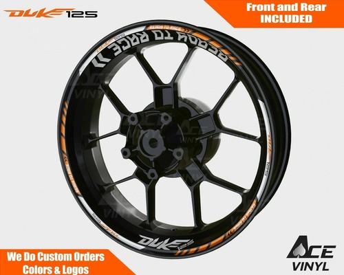 Ktm duke 125 felgenaufkleber - ktm,
