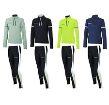 AIRTRACKS Thermo Funktions Laufset Pro / Winter Tight Lang + Laufshirt  Langarm 