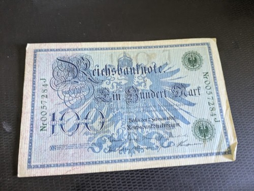 Reichsbanknote 100 mark - mark, von