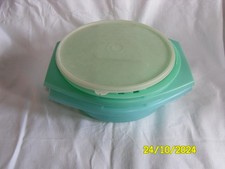 Tupperware vintage Multireibe mit Behälter und Deckel grün - RETRO -