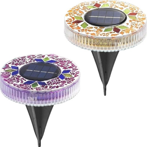 Mosaik-Solar-LED-Wegeleuchten