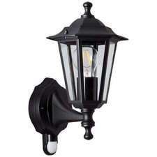 Brilliant Carleen Außen Wandleuchte mit Bewegungsmelder Aluguss schwarz Antik 