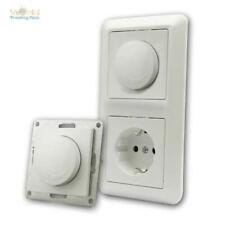 Unterputz-Dimmer-Schalter CUP max 300W, mit/ohne UP Steckdose 230V, Dimmschalter