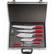 Fr. Dick Red Spirit Messerkoffer 6-tlg. abschließbar Kochkoffer Kochmesser-Satz