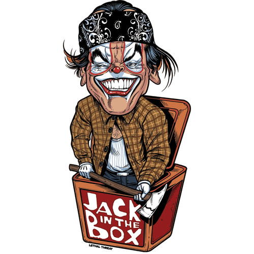 Aufkleber jack der box - box, mini