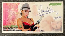 Amanda X   original Autogrammkarte Erotik Porno Modell Sexy #1
