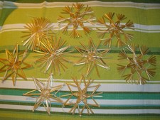 9 große Strohsterne Weihnacht