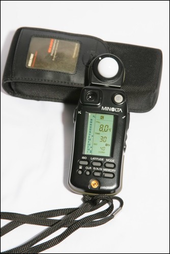 4x5 minolta flash meter - flash, vi