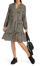 MARC CAIN Kleid Dots Print Gr.N3 38-40+
