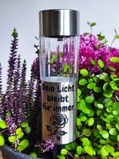 ?Grablaterne  Grablampe Lampe Grableuchte Grablicht Grabschmuck Solar Kerze