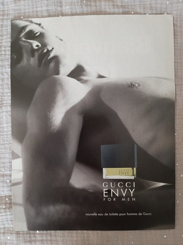 Werbepapier parfum gucci envy - gucci,