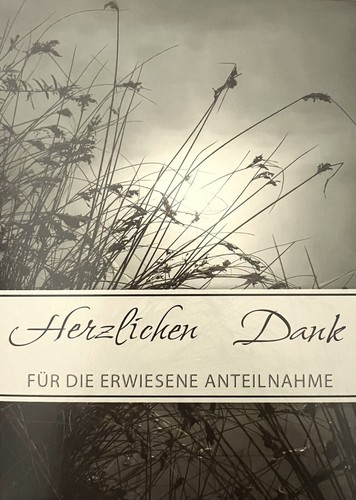 Trauerkarten - 5,
