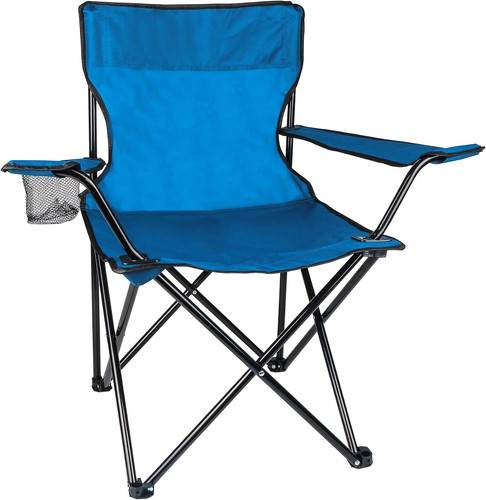 Campingstuhl klappbar blau - klappbar, mit