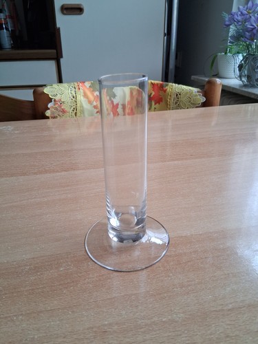 Schmale glas vase stielvase - glas,
