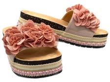 Damen Pantoletten Lachs