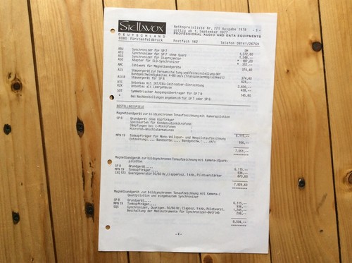 Preisliste stellavox - preisliste,