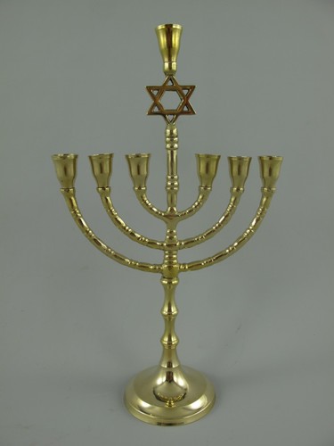 Chanukkaleuchter armig - chanukkaleuchter, 7-armig