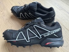 Salomon Speedcross 4 Trailrunning Herren UK12 EUR 47 1/3 US12.5 Schwarz Jogging
