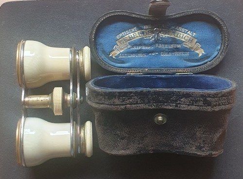 Antikes opernglas mit etui - antikes,