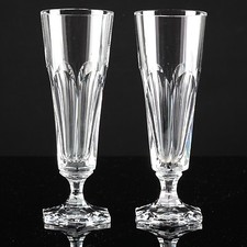 2 Vintage Sektgläser Josephinenhütte alte Kristall Gläser Sektkelch Sektglas K93