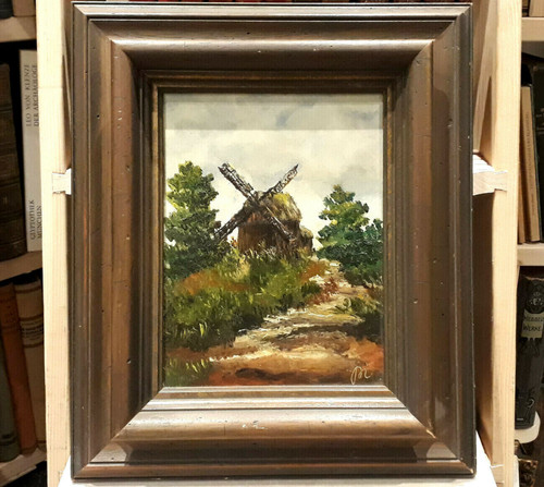 Altes kleines ölgemälde - altes,
