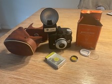 Agfa Clack mit Agfa Clibo Blitz und passendem Gelbfilter