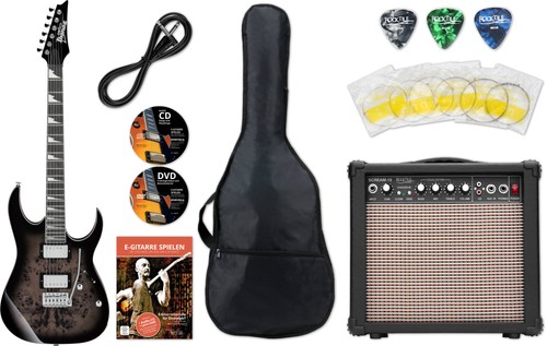 Ibanez grg220pa1 bkb gitarre - ibanez, grg220pa1-bkb