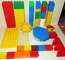 VIELE ( 80 Teile ) Orig. LEGO DUPLO Bausteine Platten Sondersteine Toll  -Du7