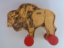 Steiff Holz Wisent Bison