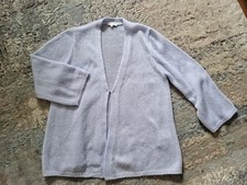 Luxuriöses Strickjäckchen von RENA MARX, Kaschmir/Wolle, Gr 36, hellblau