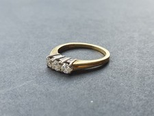 Schöner 750er Goldring Diamant 0,42 ct (ca. 3,90g) 18K Ehering Verlobungring