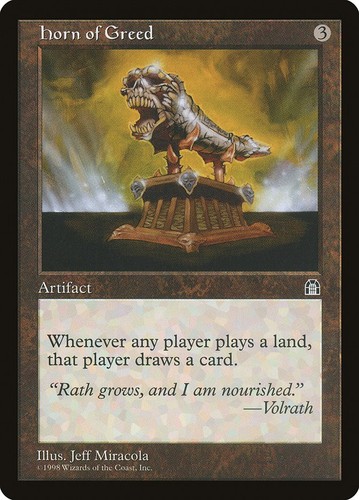 Horn greed - of, (ex/nm