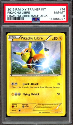 Psa pikachu libre 30 - psa, 8