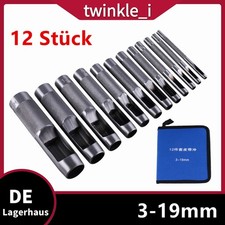Locheisen Set 12-tlg 3-19mm