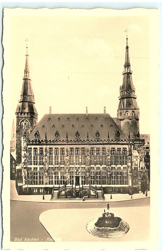 S03 1798 bad aachen - s03-1798,, rathaus