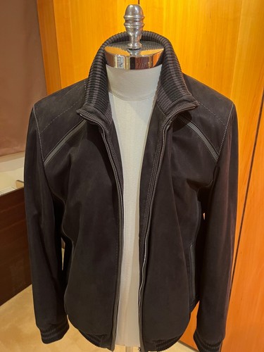 Lederjacke kapraun nubuk - lederjacke,