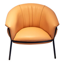 BD Barcelona Sessel Grasso Bezug Leder Florida 2050 F Nude 22 Orange 