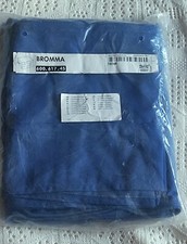 ??IKEA Ektorp Bromma Hocker Bezug 100% Baumwolle "Idemo" blau 600.617.45