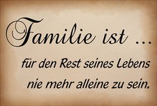 Dekoschild - Familie -