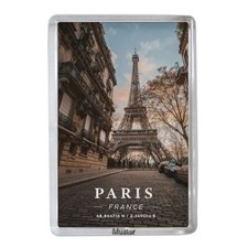 Paris France / Frankreich +  Souvenir Foto Magnet - Fotomagnet - 5mm Acryl