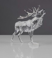 Swarovski Wunderschöner Hirsch mit Silbergeweih ca. 178 mm.  im Top Zustand!
