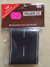Faller 650 H0 Straßenfolie zweispurig 80 mm breit, 1 m in OVP