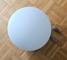 Artemide Dioscuri Standlampe (Tischlampe) weiß in Kugelform 35 cm mit Dimmer