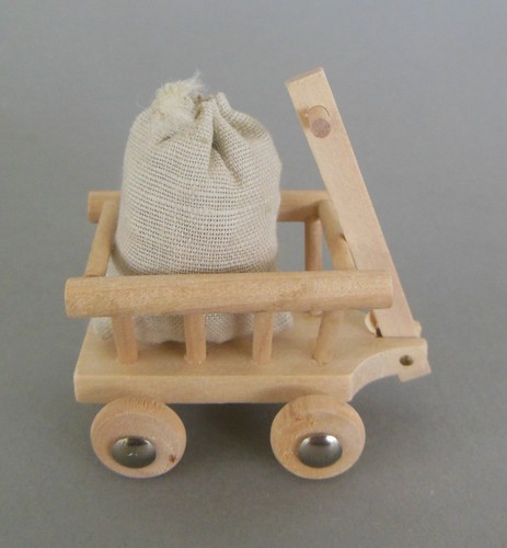 Wagen klein mit - , sack