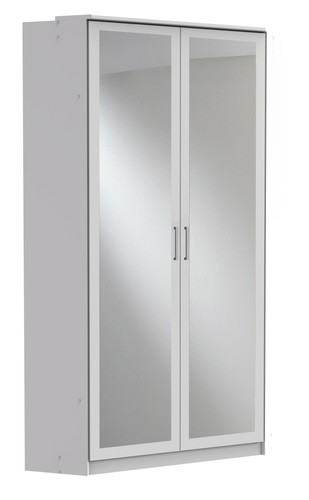Eckkleiderschrank click weiss - eckkleiderschrank,
