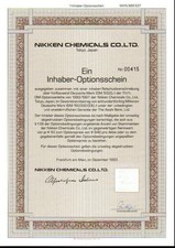 Nikken Chemicals Co., Ltd. 1er-OS 1993